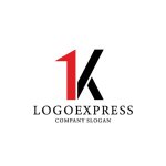 画像1: 革新的な1Kロゴ (1)