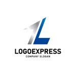 画像1: 1とLの文字が融合するスピードテクノロジーロゴ (1)