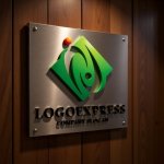 画像5: アルファベットNと人が調和するのロゴ (5)