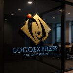 画像15: アルファベットNと人が調和するのロゴ (15)