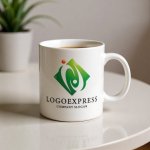 画像16: アルファベットNと人が調和するのロゴ (16)