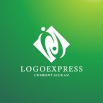 画像4: アルファベットNと人が調和するのロゴ (4)