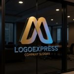 画像15: 「M」のグラデーション無限大ロゴ (15)