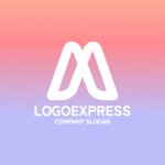 画像4: 「M」のグラデーション無限大ロゴ (4)
