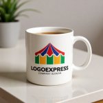 画像16: カラフルなサーカステントの楽しさロゴ (16)