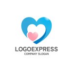 画像3: 重なり合うハートのロゴ (3)