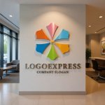 画像10: 色とりどりの花びらとつながりのロゴ (10)