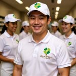 画像14: ハートと四つ葉のクローバーの木のロゴ (14)