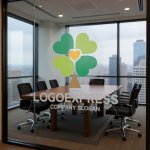 画像11: ハートと四つ葉のクローバーの木のロゴ (11)