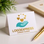 画像16: 手とハートのケアとサポートのロゴ (16)