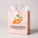 画像6: 親と子の思いやりのある手と心のロゴ (6)