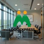 画像9: 成長とつながりを表すMと人々のロゴ (9)