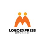 画像3: 成長とつながりを表すMと人々のロゴ (3)