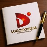 画像6: Dと人のダイナミックなロゴ (6)