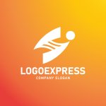 画像4: Sと人物のダイナミックなロゴ (4)