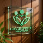 画像11: ハートと人物の優しさと成長のロゴ (11)