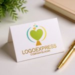 画像16: ハートと生命の樹が示すのロゴ (16)