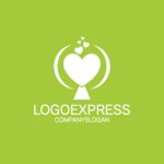 画像4: ハートと生命の樹が示すのロゴ (4)