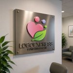 画像14: ハートと自然のやさしい繋がりロゴ (14)