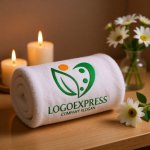 画像5: 健康と成長を育むハートと人、葉のロゴ (5)