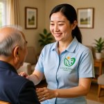 画像7: 健康と成長を育むハートと人、葉のロゴ (7)