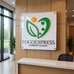 画像13: 健康と成長を育むハートと人、葉のロゴ (13)