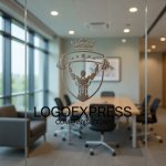 画像9: ボディビルダー、王冠と星のエンブレムロゴ (9)