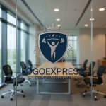 画像9: バーベルを持ち上げる人物、王冠、星が描かれたロゴ (9)