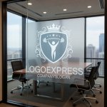 画像11: バーベルを持ち上げる人物、王冠、星が描かれたロゴ (11)