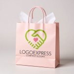 画像6: 手とハートの握手で繋がる優しさと信頼のロゴ (6)