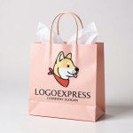 画像6: 舌を出す柴犬のキュートなペットロゴ (6)