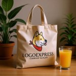 画像8: 舌を出す柴犬のキュートなペットロゴ (8)