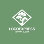 画像4: 松の木のダイヤモンドロゴ (4)