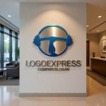 画像10: 力強くバーベルを持ち上げる腕のロゴ (10)