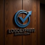 画像5: チェックマークと上向き矢印のロゴ (5)