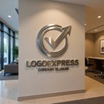 画像10: チェックマークと上向き矢印のロゴ (10)