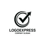 画像3: チェックマークと上向き矢印のロゴ (3)