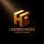 画像12: 立体的なHEロゴ (12)