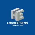 画像4: 立体的なHEロゴ (4)