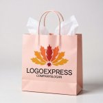 画像6: もみじの葉と星が輝くのロゴ (6)