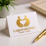 画像16: ハートと手の人々のつながりのロゴ (16)