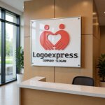 画像13: ハートと手の人々のつながりのロゴ (13)