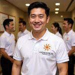 画像14: 輝く太陽と放射状の光が示すのロゴ (14)