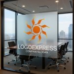 画像11: 輝く太陽と放射状の光が示すのロゴ (11)