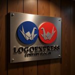 画像5: 平和と繁栄の折り鶴ロゴ (5)