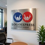 画像7: 平和と繁栄の折り鶴ロゴ (7)