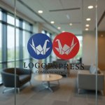 画像9: 平和と繁栄の折り鶴ロゴ (9)