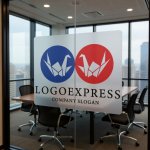 画像11: 平和と繁栄の折り鶴ロゴ (11)