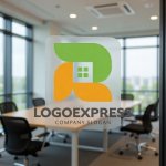 画像8: Rと家が融合したのロゴ (8)