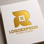 画像11: Rと家が融合したのロゴ (11)